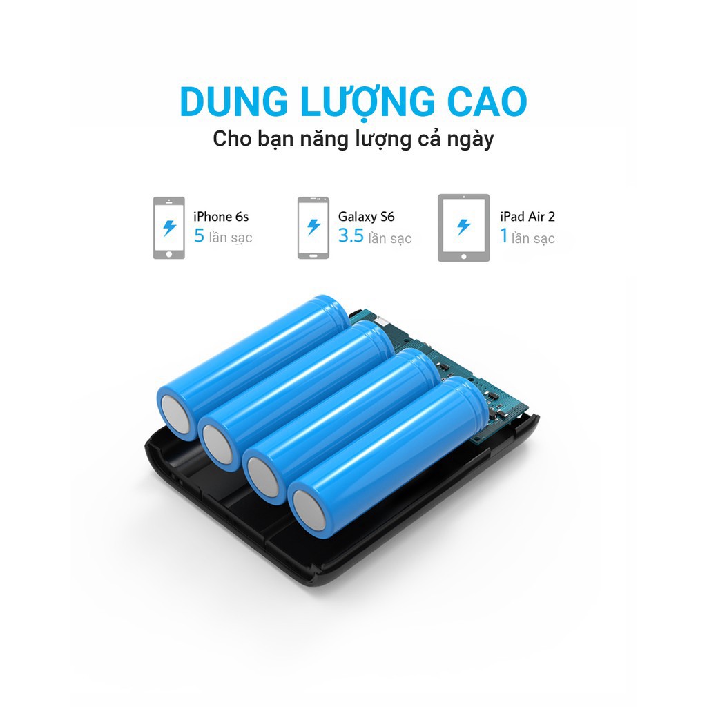 Pin sạc dự phòng ANKER PowerCore 13000mAh - A1215