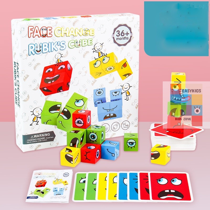 [Có sẵn] [Siêu sale] Đồ chơi Rubik biến hình, đồ chơi gỗ giải trí tương tác cha mẹ và trẻ em