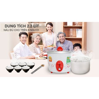 Nồi Cơm Điện Sharp 2.2 lít KSH-D22V
