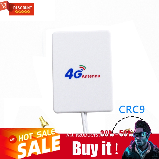 Ăng Ten Bắt Sóng 3m 3g 4g Lte Cho Huawei Zte 4g Lte Router Với Đầu Nối Ts9 / Crc9 / Sma