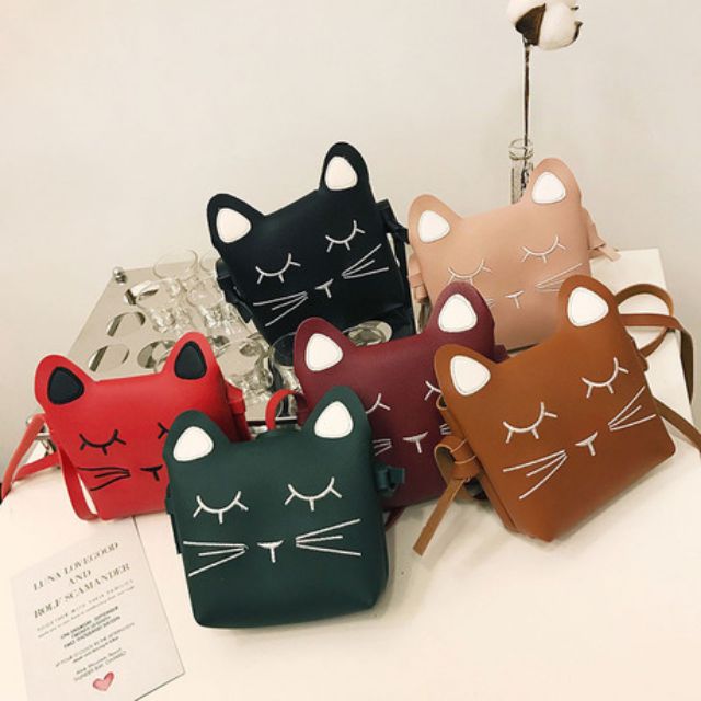 [Xả kho] Túi mèo đeo chéo xinh xắn cho bé