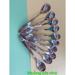 Combo 10 muỗng caphe nhỏ inox cao cấp