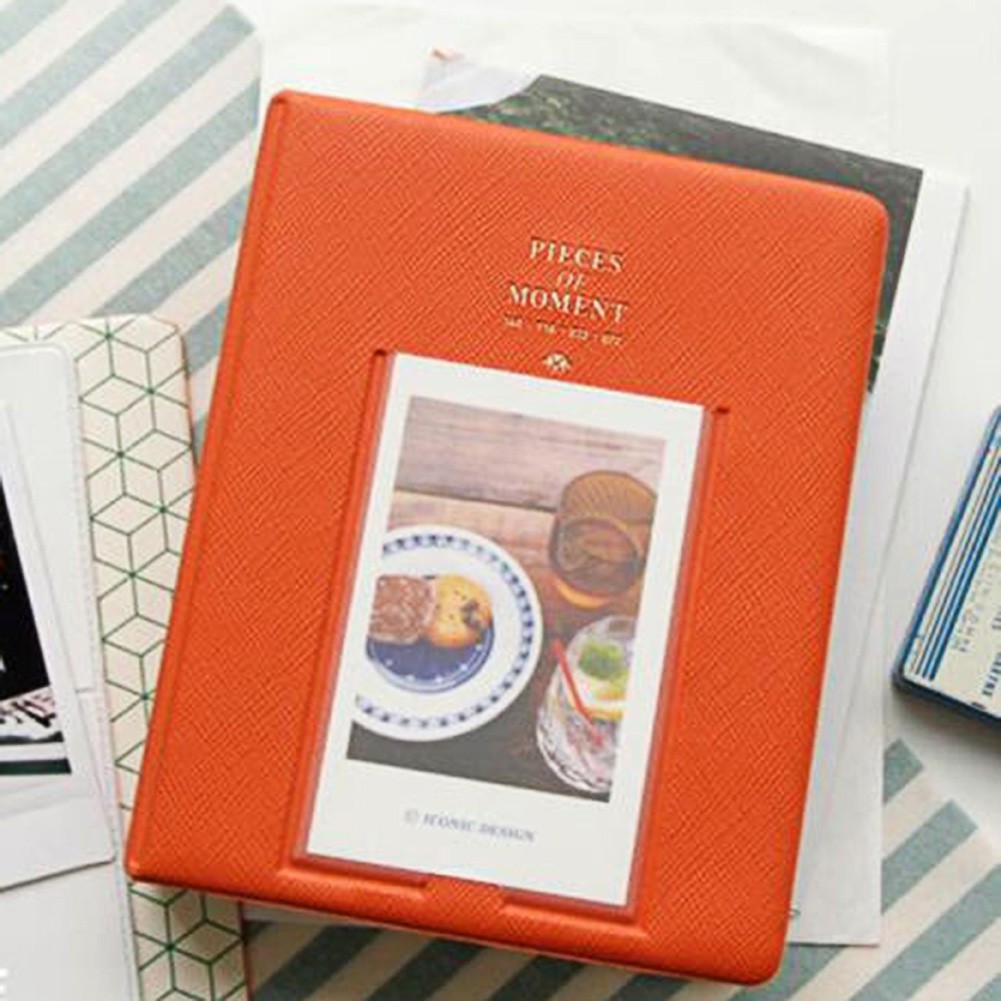 1 pcs New 64 Pockets Album Case Storage Photo Mini Film Simple & Beautiful Perfect for Credit Card