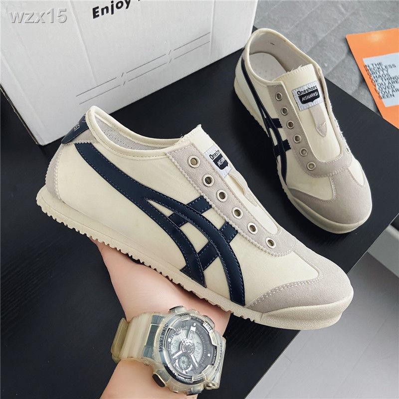 Shoes nam 2021 new summer lười một foot giày canvas thể thao trắng giản dị Forrest Gump