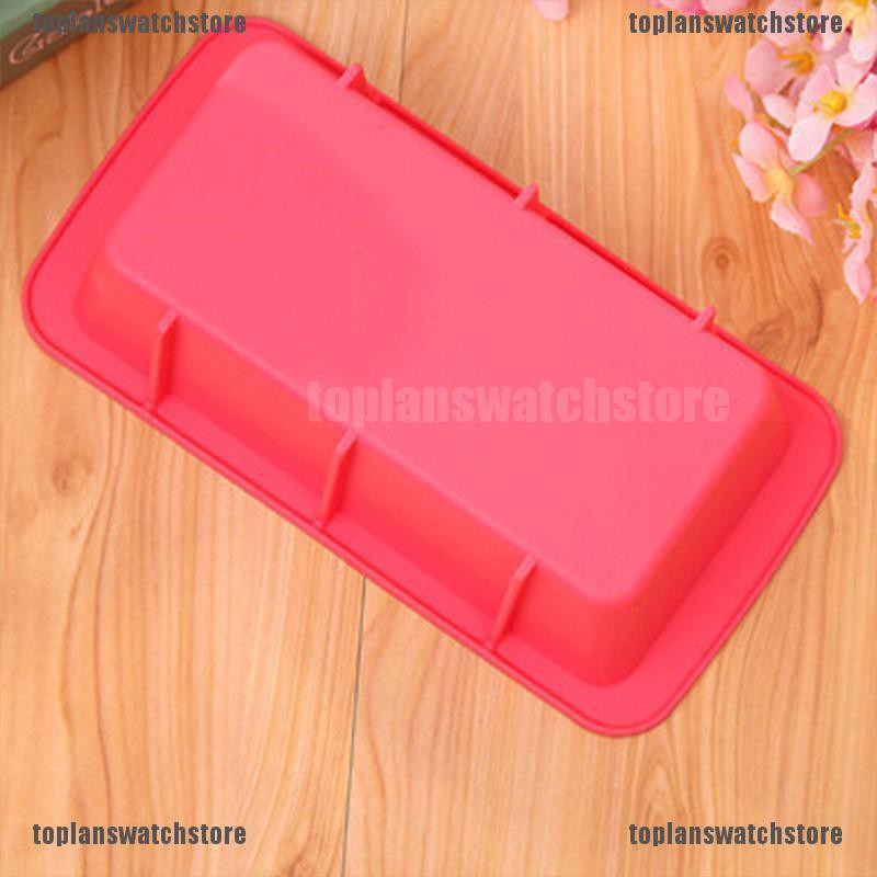 Khuôn Silicone Làm Bánh Mì Chống Dính Hình Chữ Nhật Tiện Dụng