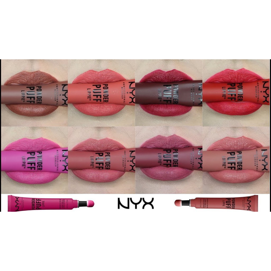 SON KEM THẦN THÁNH NYX PUFF LIPPIE POWDER LIP CREAM