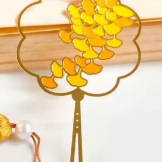 Bookmark hình quạt cổ trang