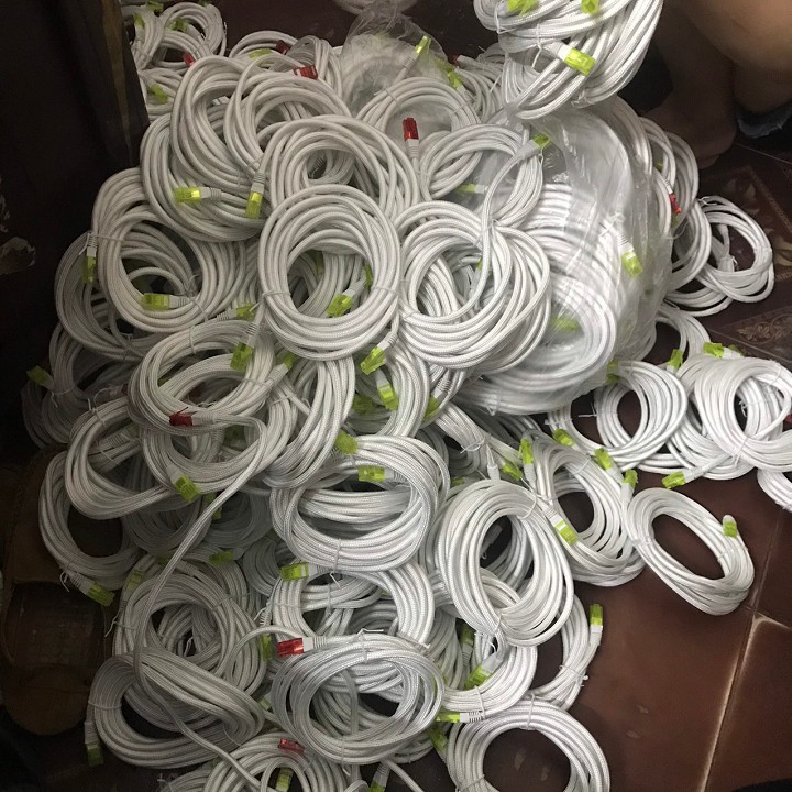 Dây mạng Cat5 bấm sẵn 2 đầu dài 3M bọc lưới