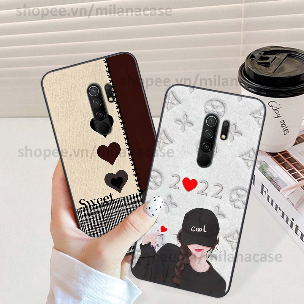 Ốp Xiaomi Redmi 9 hình trái tim be love tình yêu siêu đẹp, cá tính, thời trang