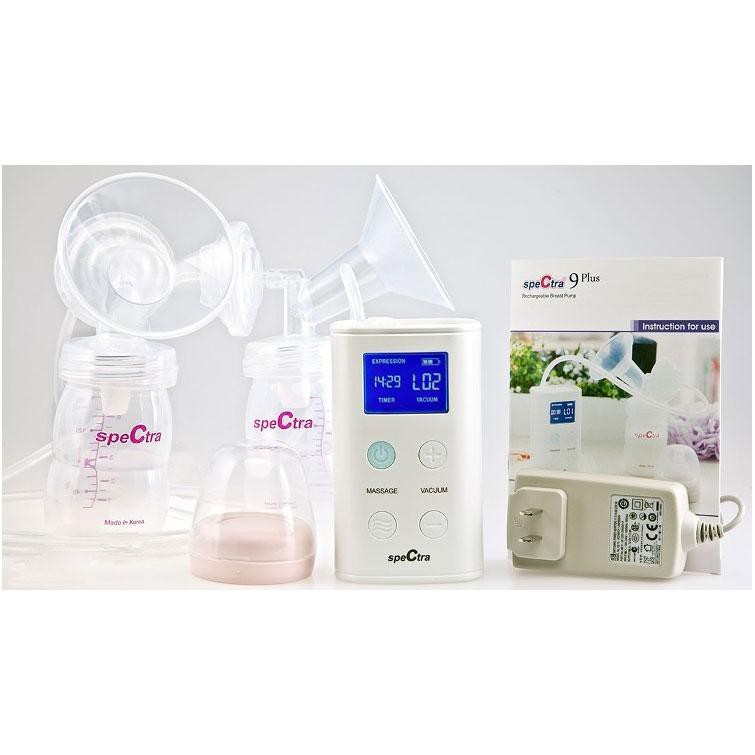 Máy hút sữađôi Spectra 9S (Trắng) + Tặng 25 túi trữ sữa Philips Avent