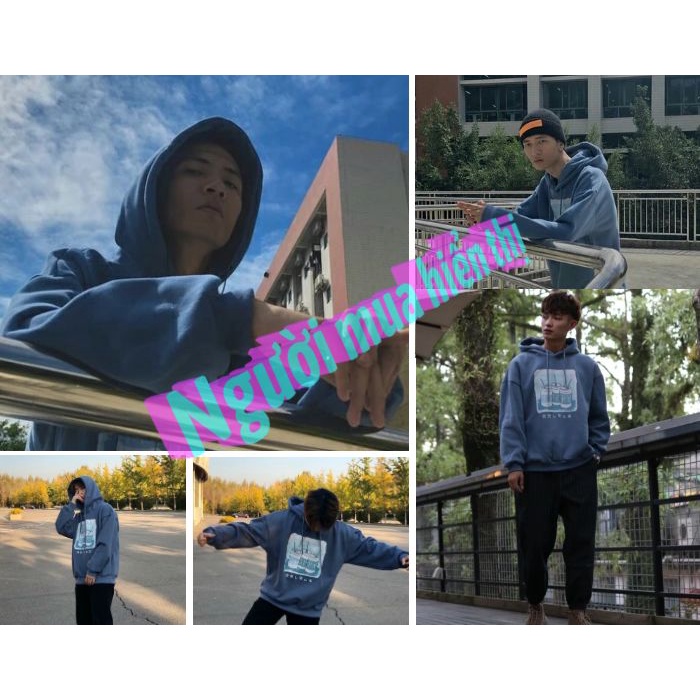 Áo hoodie dáng rộng phong cách Unisex HAPPY Tomiihouse , Áo sweater nam nữ HOT TREND thu đông | WebRaoVat - webraovat.net.vn