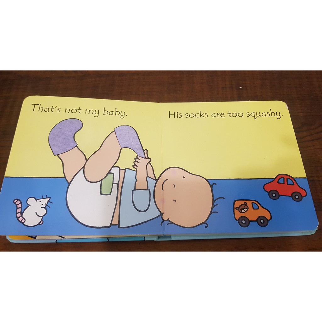 Sách cho bé sơ sinh, bé 6 tháng 𝐓𝐡𝐚𝐭'𝐬 𝐧𝐨𝐭 𝐦𝐲... 𝐔𝐬𝐛𝐨𝐫𝐧𝐞 touch and feel cho bé sơ sinh, bé 6 tháng tuổi