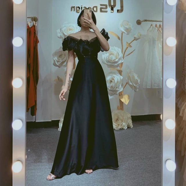 Đẫm maxi trễ vai nhúm