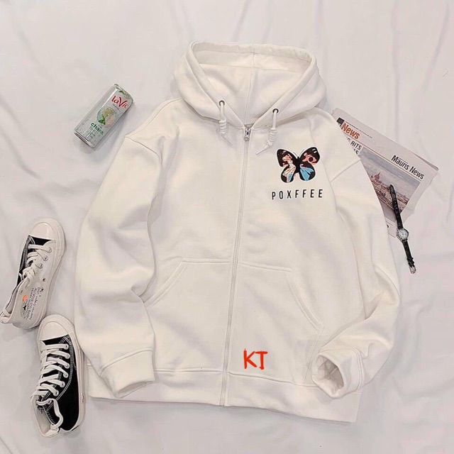 Áo khoác nỉ bướm POX hàng nỉ ngoại | BigBuy360 - bigbuy360.vn