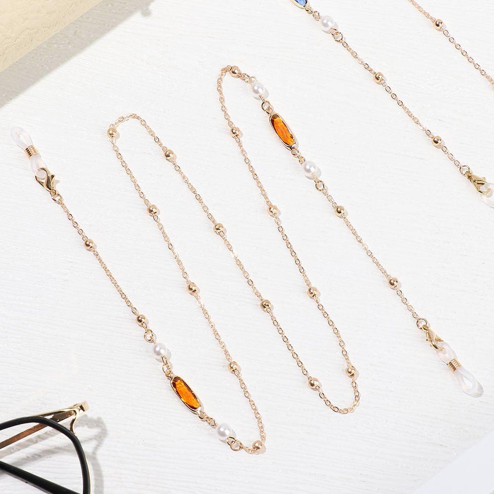 Dây Đeo Mắt Kính Chống Trượt Đính Ngọc Trai Thời Trang Dành Cho Nam Nữ|Hạt Đầy Màu Sắc / Nhiều Màu