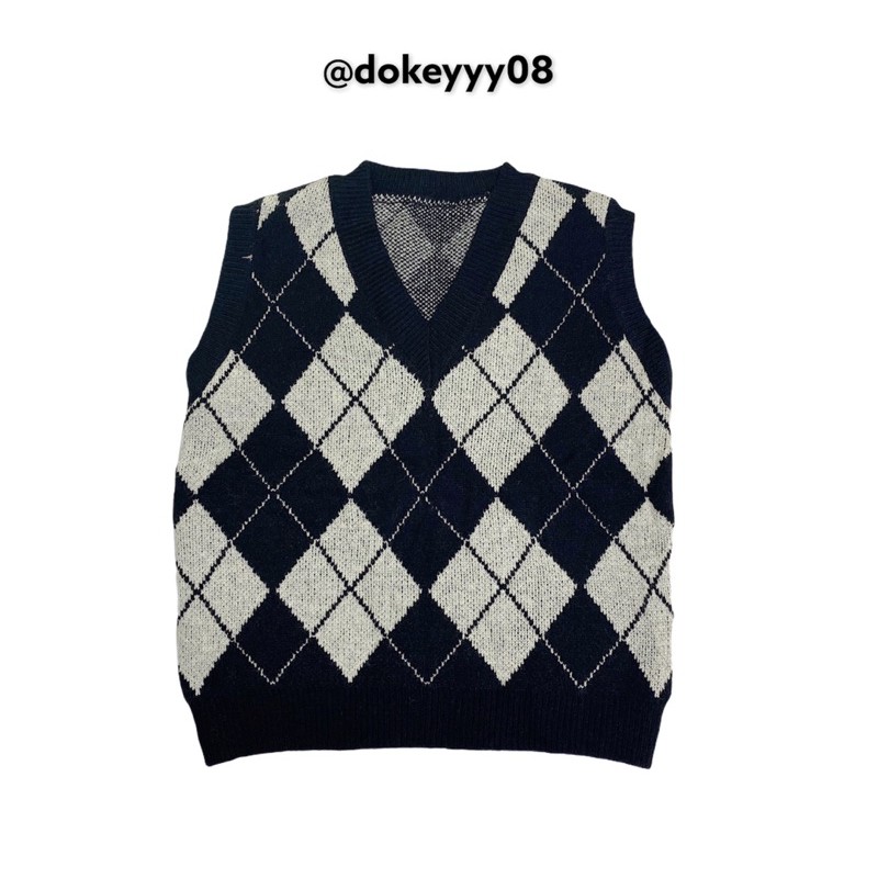 Áo len gile hoạ tiết ( ẢNH THẬT +CLIP BY DOKEYYY) | BigBuy360 - bigbuy360.vn