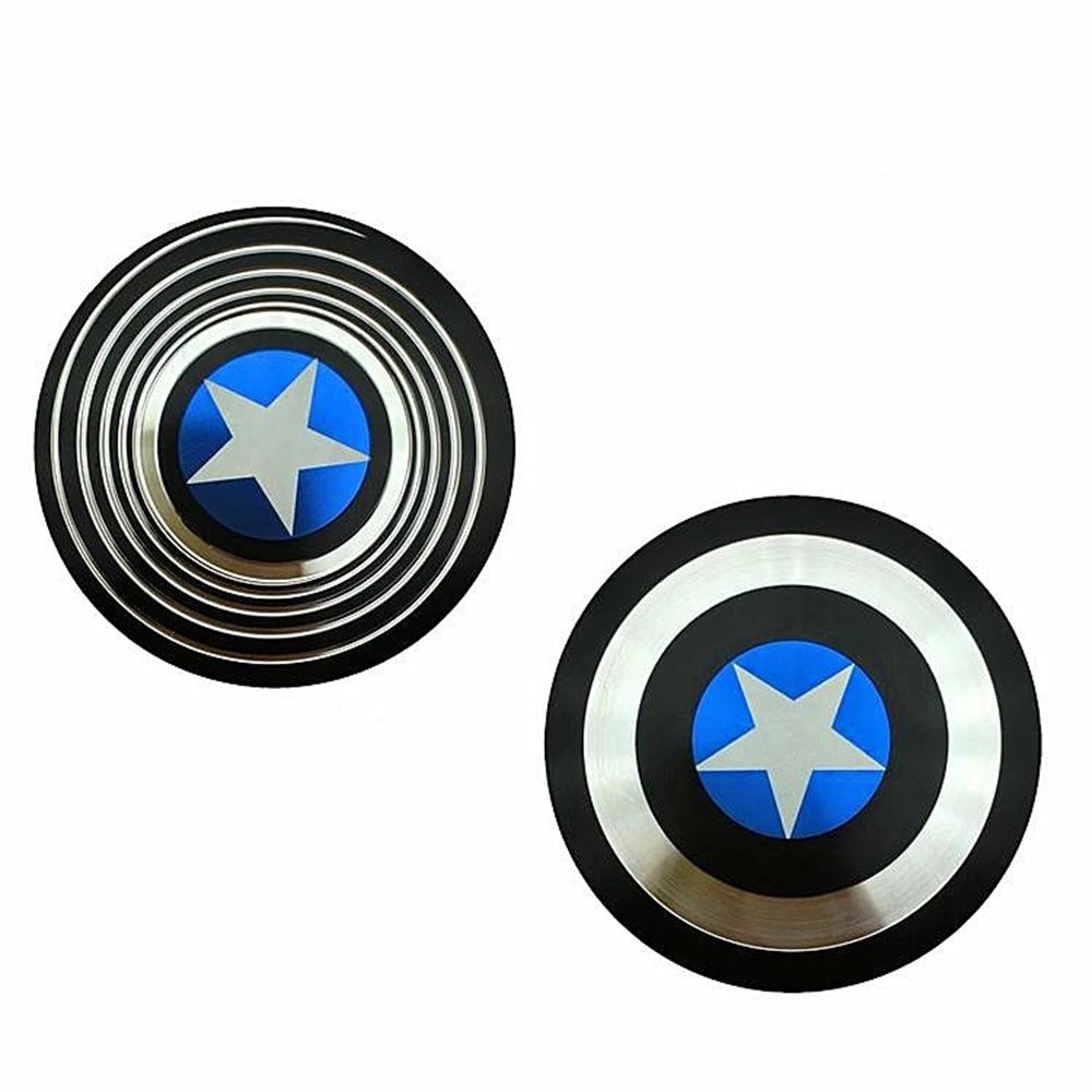 Con quay đồ chơi Fidget Spinner Captain America bằng kim loại cổ điển giảm stress GIOVANNI