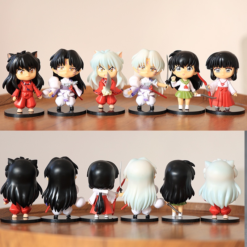 Bộ 6 Mô Hình Nhân Vật Phim Inuyasha