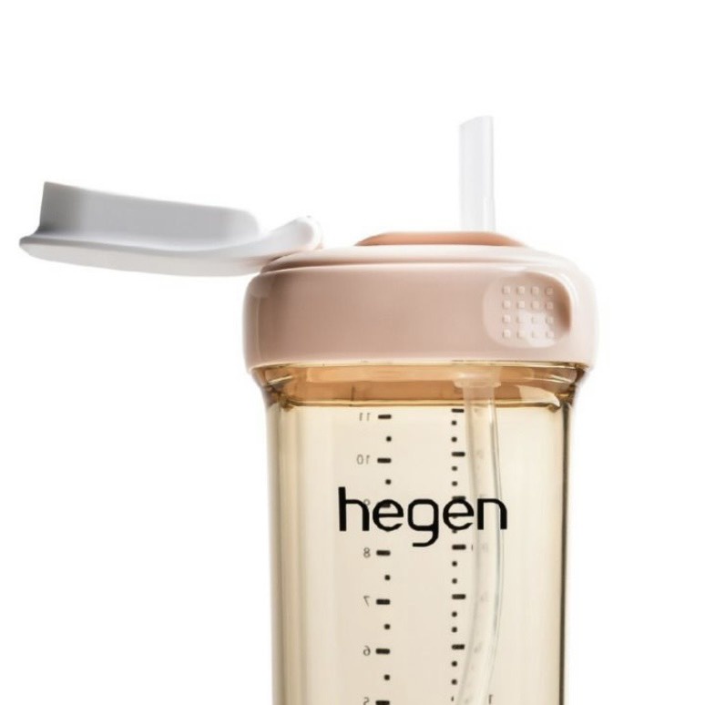 Bộ phụ kiện tập hút hegen, nắp ống hút bình sữa hegen màu xanh hồng xám chính hãng. Bình Hút sữa hút nước hegen