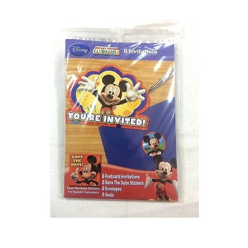 Đồ Chơi Thiệp mời Mickey AMSCAN 499595