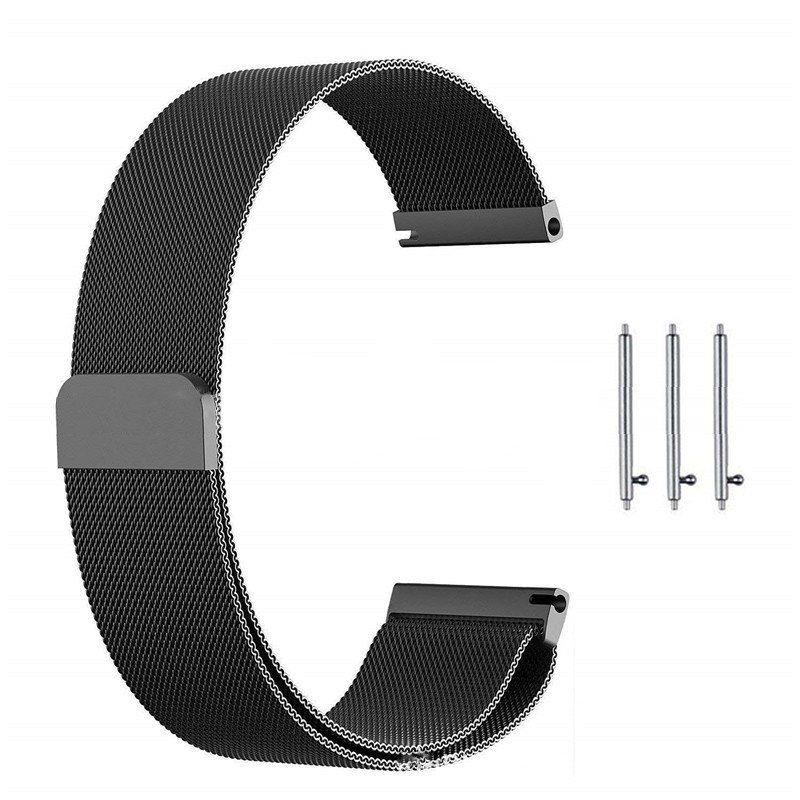 [Đủ size] Dây đồng hồ thép lưới khóa nam châm milanese loop 12 14 16 18 20 22 24mm