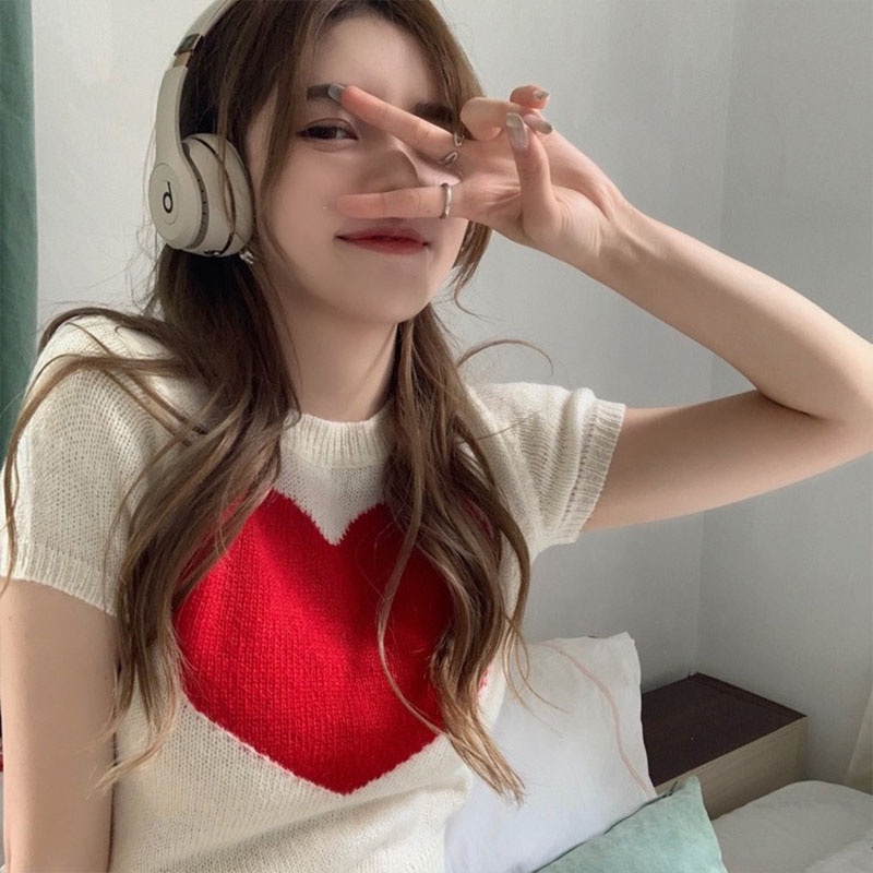 Áo Thun Tay Ngắn Phong Cách Hàn Quốc Thời Trang Mới Cho Nữ