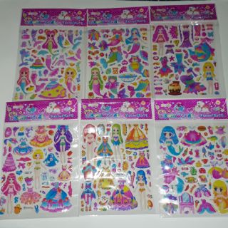 18 vỉ dán nổi - sticker 3d