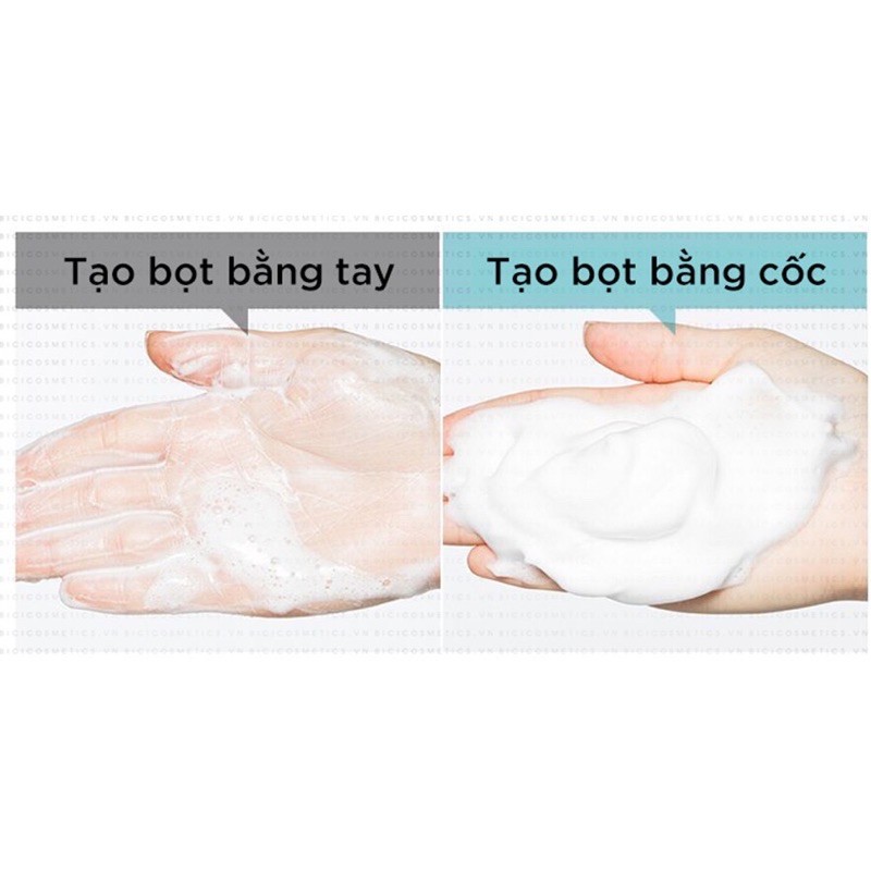 cốc tạo bọt sữa rửa mặt thông minh