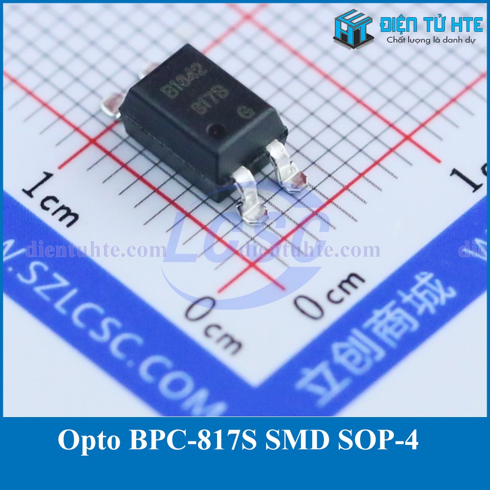 Combo 10 con Opto cách ly quang BPC-817S SOP-4 chính hãng [HTE Quy Nhơn CN2]