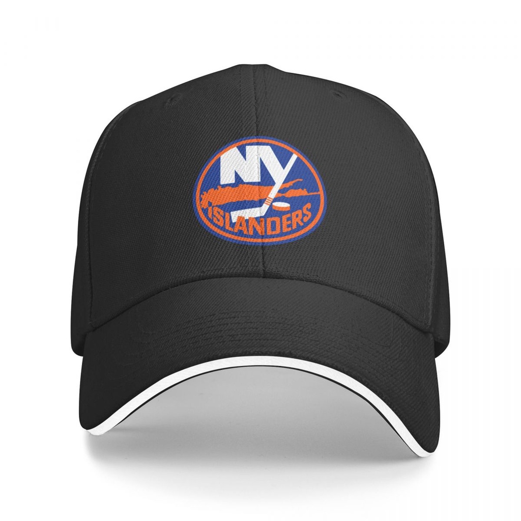 New York Islanders Logo NHL Mũ Bóng Chày Unisex Chất Lượng Polyester Mũ Nam Nữ Golf Chạy Chống Nắng 