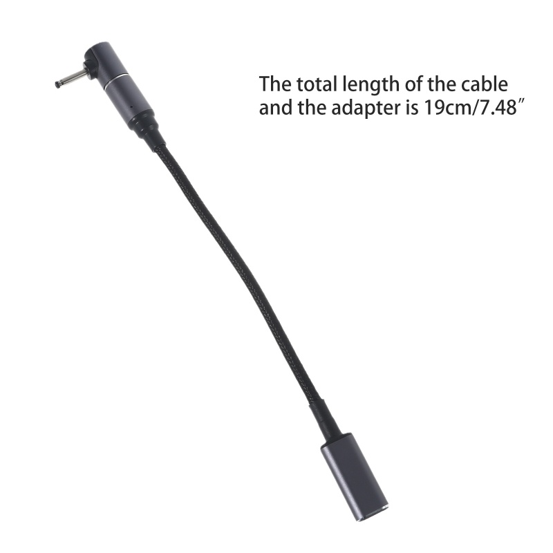 Dây Cáp Sạc Chuyển Đổi 100W Từ Tính Type-C Cái Sang 3 0x1 0mm Dành Cho Laptop