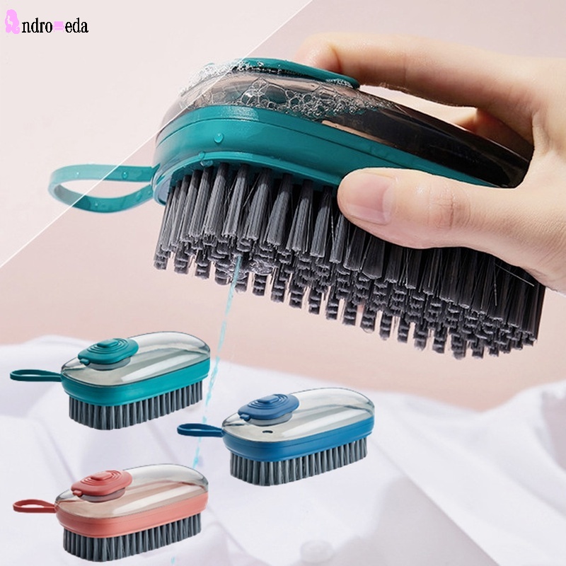 1 Bàn Chải Thủy Lực Lông Mềm Tự Động Không Đục Lỗ Sáng Tạo Đa Năng Cho Giày Quần Áo