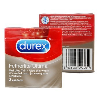 [freeship] BAO CAO SU DUREX SIÊU MỎNG, HỘP 3 CÁI