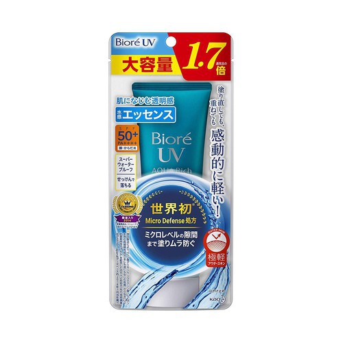 Kem chống nắng Biore UV Aqua Rich Watery Essence SPF50+ PA+++ 85g - Labeaute