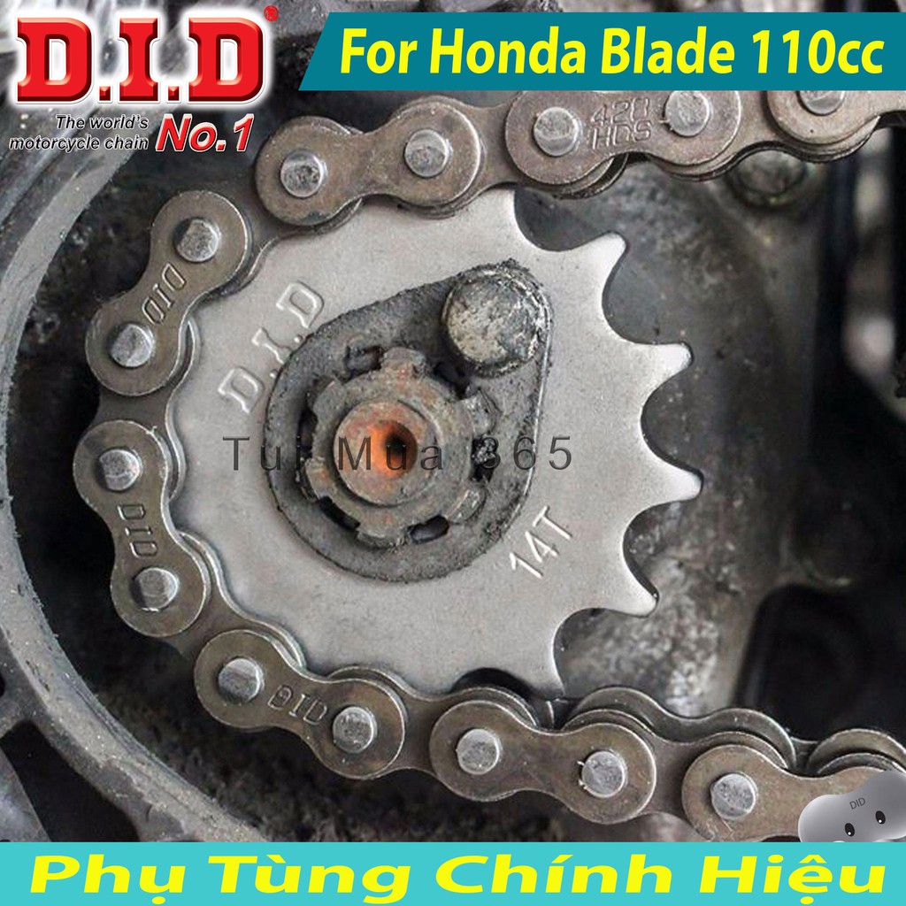 Bộ Nhông Sên Dĩa DID Honda Blade 110cc Sên 10ly HDS Thái Lan