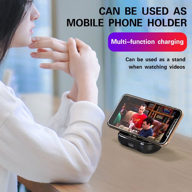 Tai Nghe Bluetooth Không Dây TWS M12 Chống Tiếng Ồn Kèm Mic