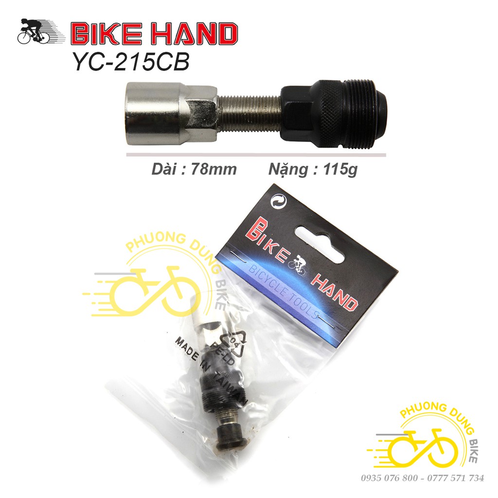 Cảo đùi dĩa cốt vuông cốt bông BIKE HAND YC-215CB