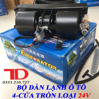 Bộ dàn lạnh Ô Tô 4 cửa tròn loại 24V