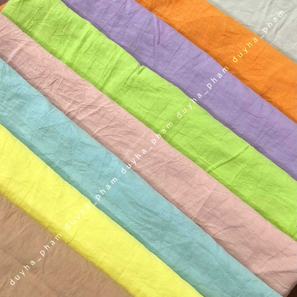 VẢI TƠ GẪY NHIỀU MÀU TRẺ TRUNG XINH XẮN