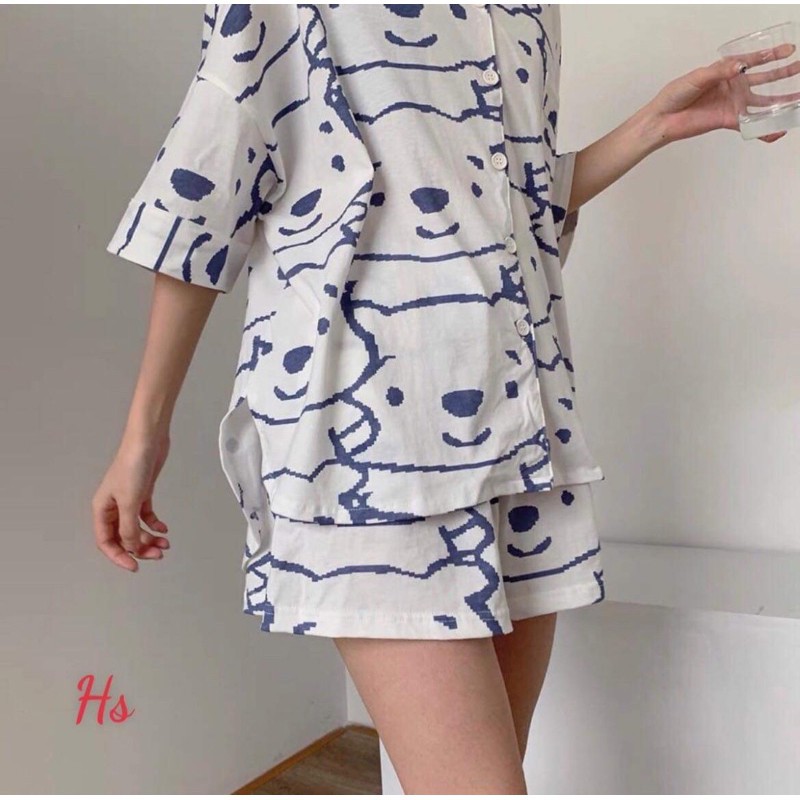 Sỉ Pijama đẹp bộ đồ ngủ nữ dài cute mặc nhà mùa đông thoải mái dễ thương giá rẻ HANZ.VN H1 | BigBuy360 - bigbuy360.vn