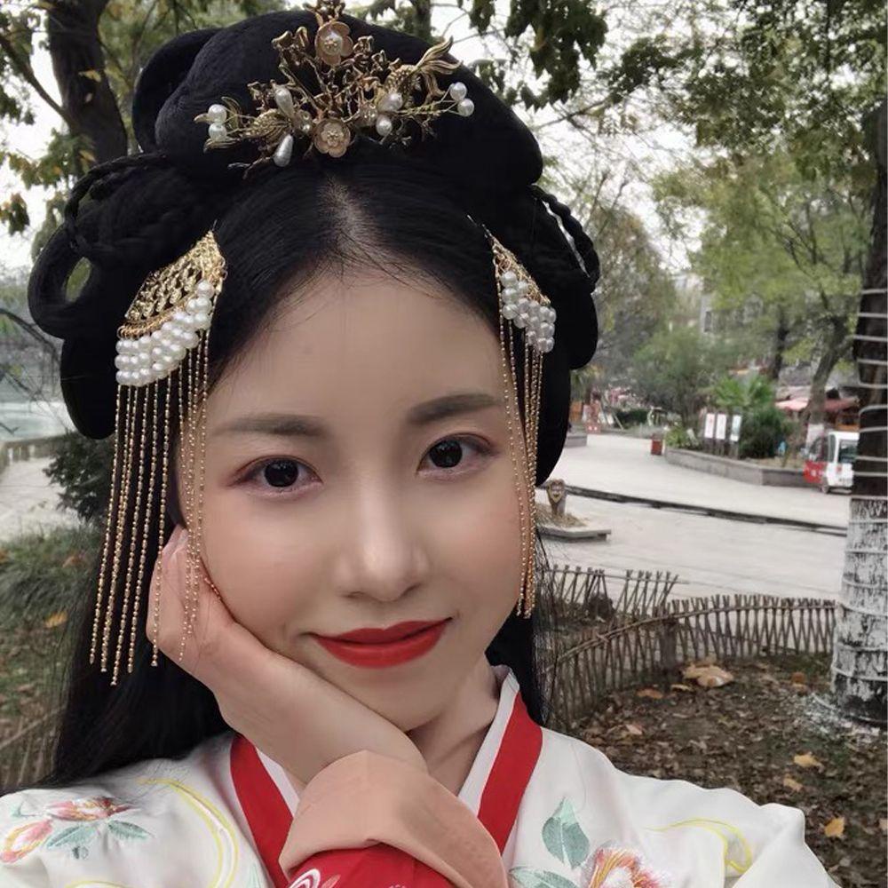 Trâm Cài Tóc Đính Tua Rua Phong Cách Trung Hoa Cổ Điển Cho Nữ