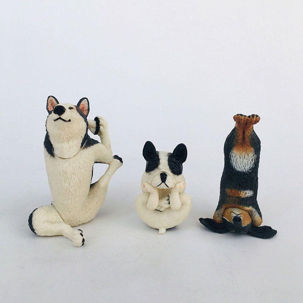 Mô Hình Chú Chó Husky / Bull Dễ Thương Vui Nhộn Trang Trí Nhà Cửa