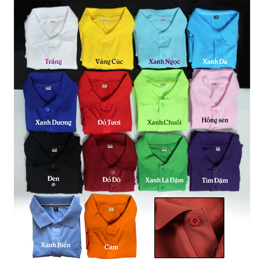 Áo Thun Nam Có Cổ Trơn Vải Cá Sấu DAVIX Cotton Cao Cấp Ngắn Tay Cực Sang Trọng