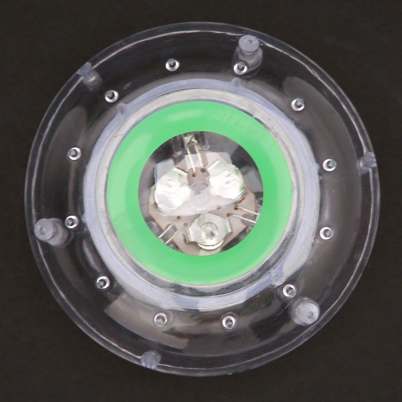 Đồ chơi bồn tắm dạng tròn có đèn led thay đổi màu sắc chống thấm nước vui nhộn cho trẻ em