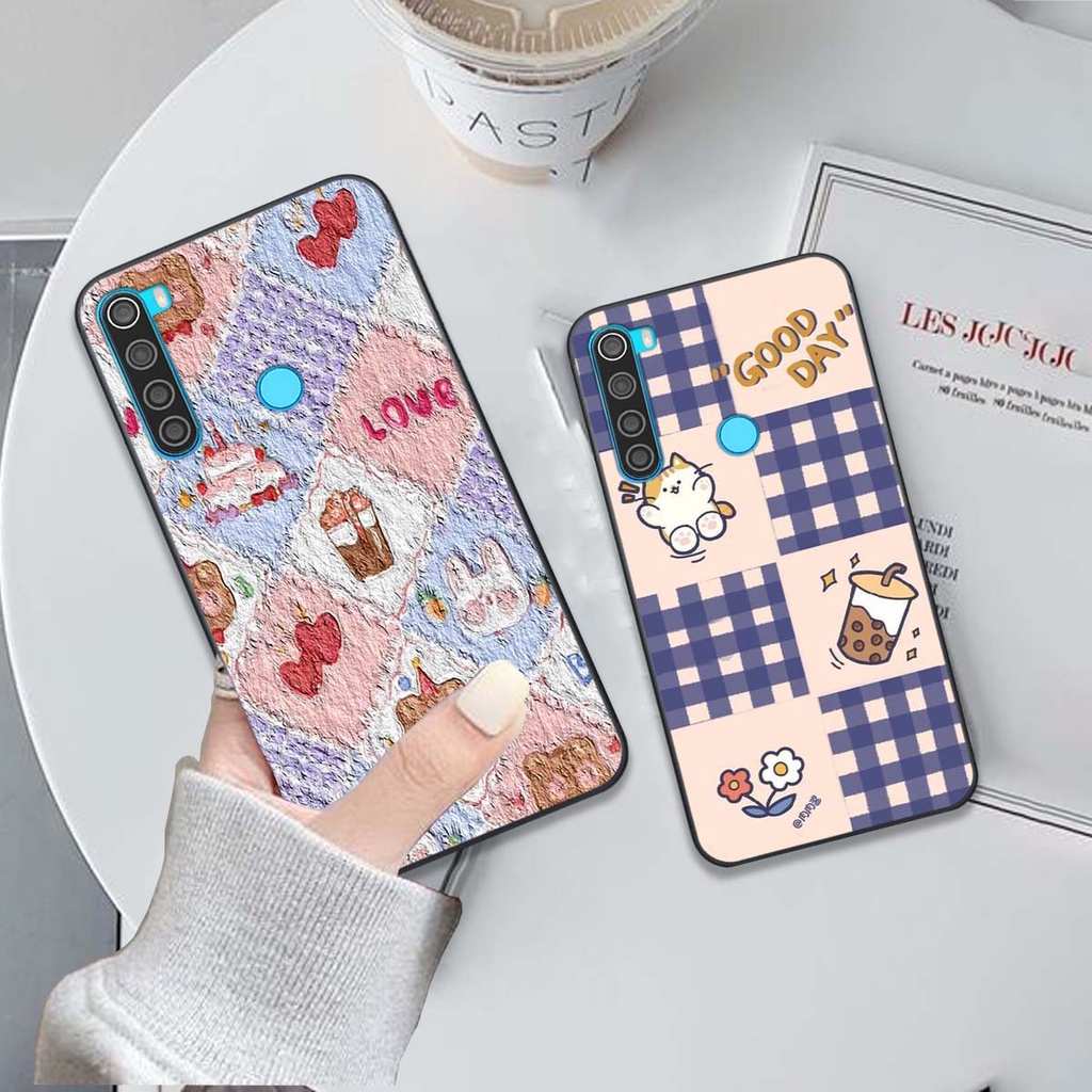 Ốp điện thoại xiaomi redmi note 8 / redmi note o pro in hình kẻ sọc cute dễ thương