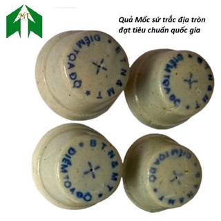 Mốc sứ trắc địa tròn dùng cắm mốc tọa độ