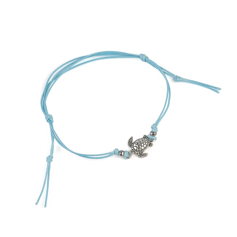 Vòng đeo chân phối phụ kiện trang trí hình rùa biển đầy độc đáo | BigBuy360 - bigbuy360.vn