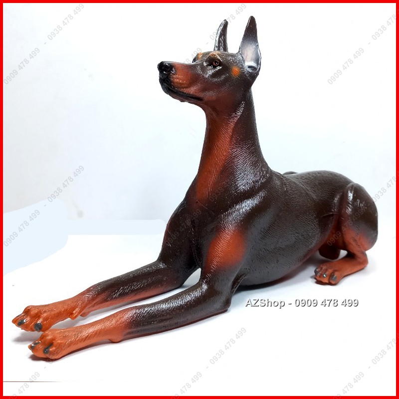 Mô Hình Chó Nhà Size Trung - Golden Malinoise Doberman Corgi Datsun Poodle Bully - 7662.1