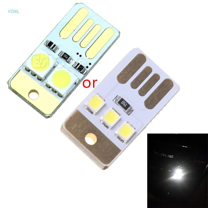 Đèn LED bỏ túi mini ánh sáng trắng đầu cắm USB nhỏ gọn móc chìa khóa