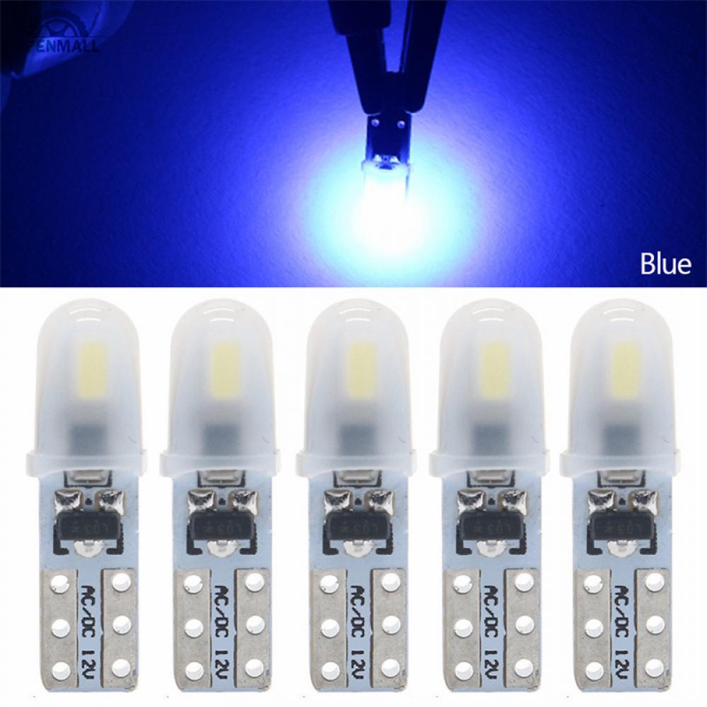 Bộ 5 Đèn Led DC 12V T5 Gắn Bảng Điều Khiển Cho Xe Hơi